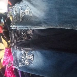 3 pairs of size 29 MissMe Jeans